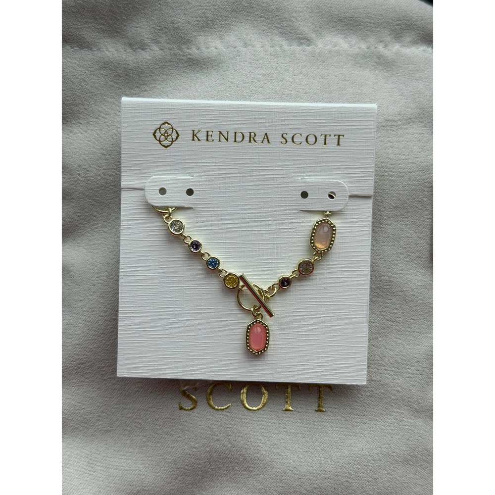 Kendra Scott Pink Pearl Pendant Necklace - Picture 2 of 3